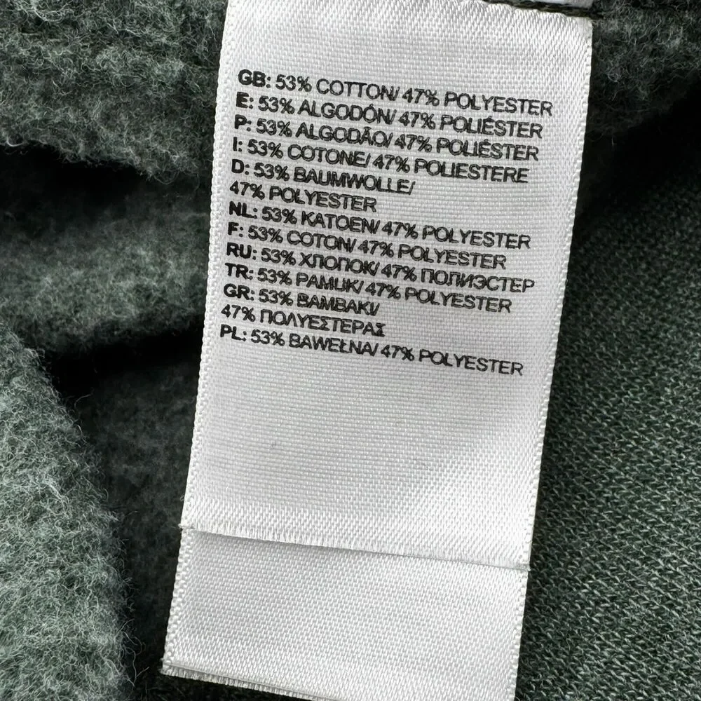 THE NORTH FACE Men's XXL Green‎ Pullover Sweatshirt Hoodie Camo Logo Pocket